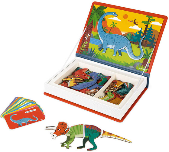 Janod Magnetibook (fr/en) - Dinosaures 3700217325909