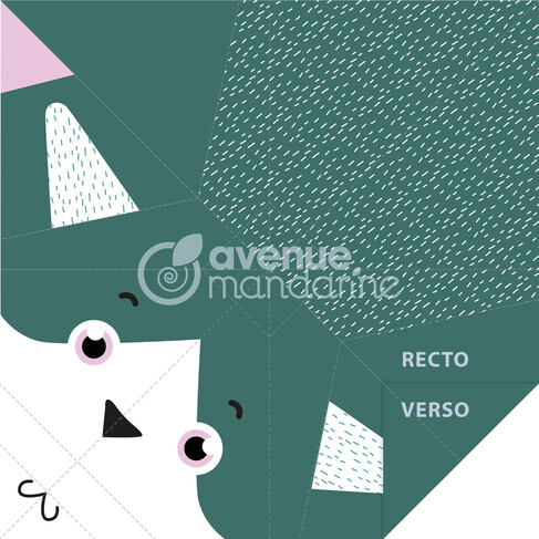 Avenue Mandarine Origami, mon petit chat 3609510575083