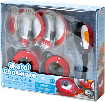 Playgo Toys Batterie de cuisine en métal 840144069507