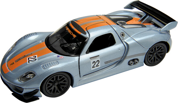 Welly Voiture Porsche 918 Spyder en métal à rétro-friction 12cm 4891761236519