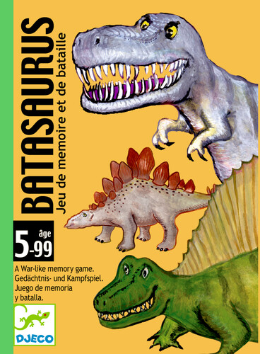 Djeco Batasaurus (fr/en) jeu de mémoire et de bataille 3070900051362