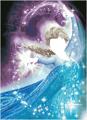 Diamond Dotz Broderie diamant La Reine des neiges Elsa (Frozen) Diamond Dotz (Diamond Painting, peinture diamant) 678361970074