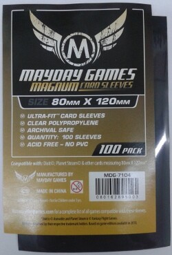 Mayday Games Protecteurs de cartes Dixit magnum gold noir 80x120mm 100ct *