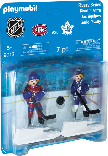 Playmobil Playmobil 9013 LNH Joueurs de hockey Canadiens de Montréal vs Maple Leafs de Toronto (NHL) (sep 2016) 4008789090133