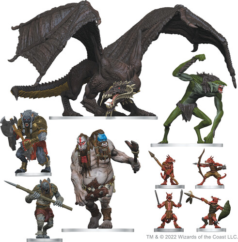 NECA/WizKids LLC DnD Dungeons and Dragons Onslaught (en) Core Set 634482897003