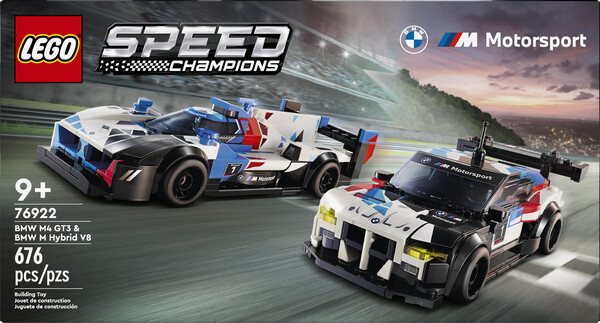 LEGO LEGO 76922 Voitures de course BMW M4 GT3 et BMW M Hybrid V8 673419389105