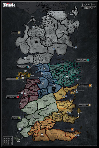 USAopoly Risk Game of Thrones (en) 700304046659