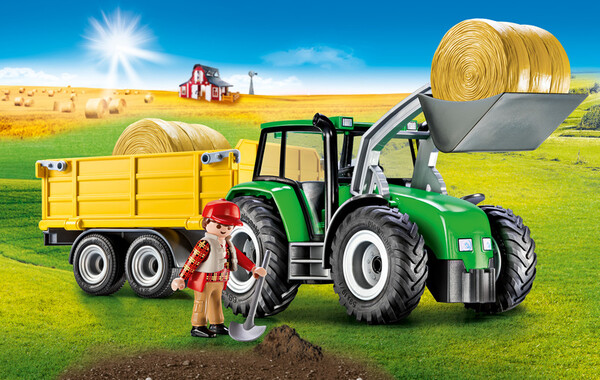 Playmobil Playmobil 9317 Tracteur avec remorque 4008789093172