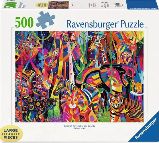 Ravensburger casse-tête Casse-tête 500 Large Jungle de joyaux 4005555018391