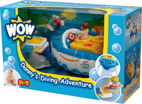 WOW Toys Aventure de plongée de Danny le bateau 5033491040106