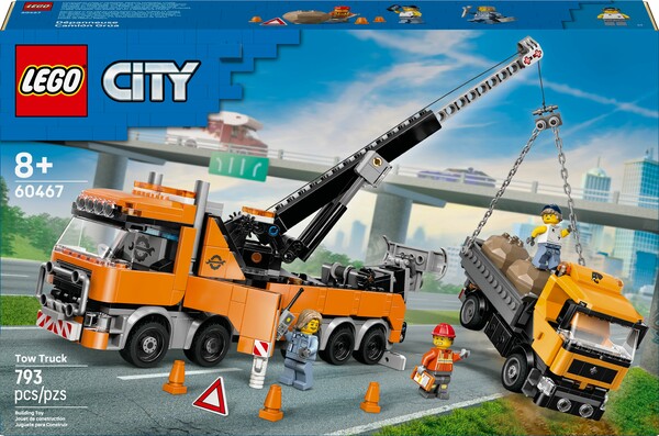LEGO LEGO 60467 Le remorqueur avec grue pour poids lourd 673419403702