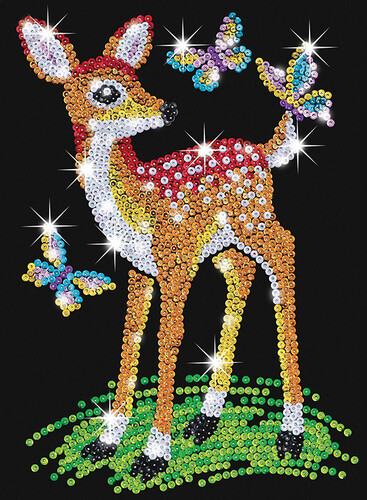 Sequin Paillette Sequin Art biche Bambi (paillettes) 5013634007104