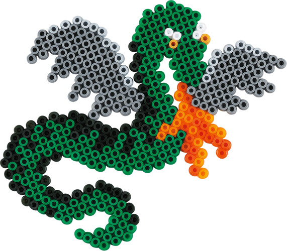 Hama Hama Midi Boîte cadeau dragons 2500 perles et 1 plaque 3245 028178032456