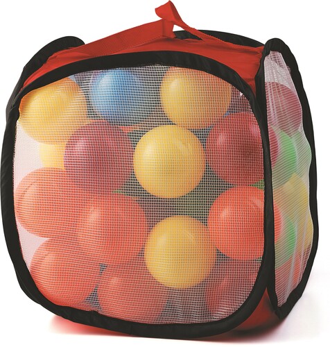 Balles de plastique 3" (50) et filet, pour piscine à balles 4894060919107