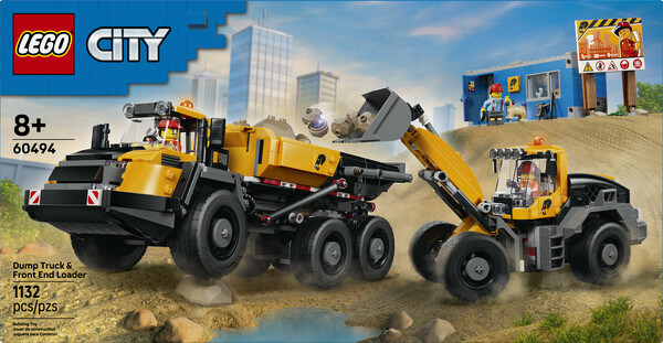 LEGO LEGO 60494 CITY Dump Truck & Front End Loader 673419420884