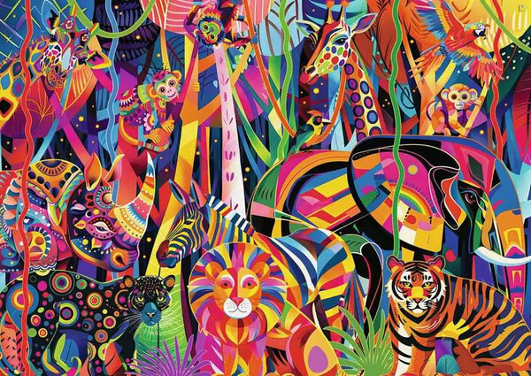 Ravensburger casse-tête Casse-tête 500 Large Jungle de joyaux 4005555018391