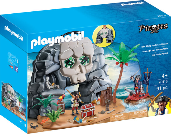 Playmobil Playmobil 70113 Ile des pirates transportable 4008789701138