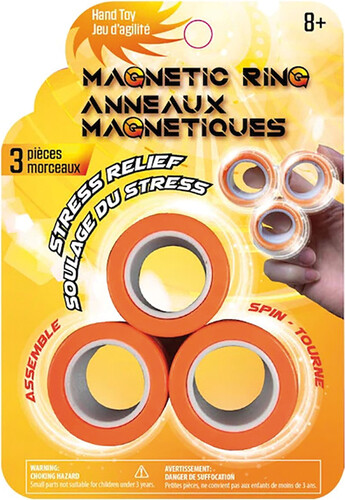 Tangle Creations Fidget - 3 Anneaux magnétiques (unité) (variés) 059562767999