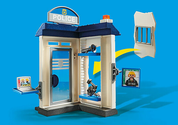 Playmobil Playmobil 70498 Starter Pack Bureau de police (janvier 2021) 4008789704986