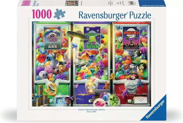 Ravensburger casse-tete Casse-tête 1000 Animaux Aliens & Ninjas 4005555014829