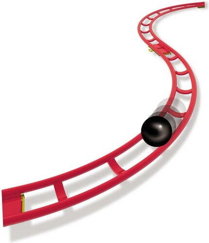 Quercetti Roller Coaster Mini Rail 150 pieces (parcours de billes) Quercetti 6430 8007905064306