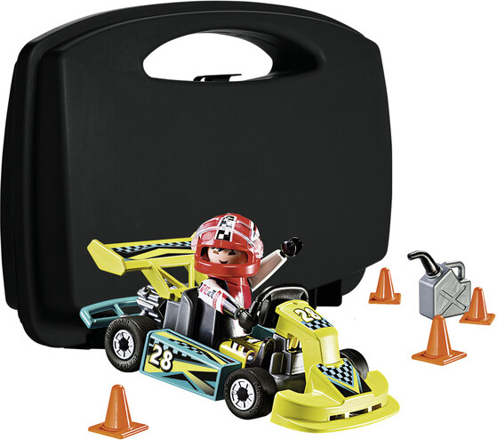 Playmobil Playmobil 9322 Mallette transportable Pilote de karting 4008789093226