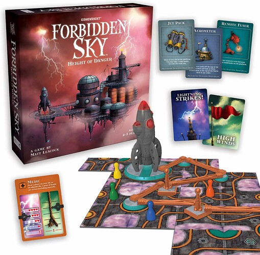 Gamewright Forbidden Sky (en) Height Of Danger 