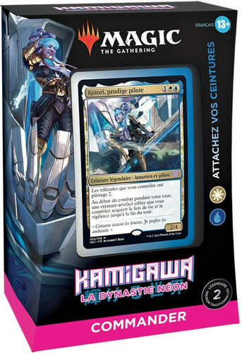 Wizards of the Coast MTG Commander Kamigawa Neon Dynasty Attachez Vos Ceintures (fr) 