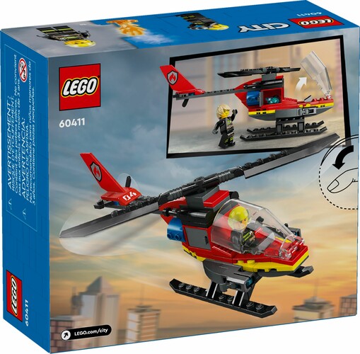 LEGO LEGO 60411 L’hélicoptère de secours des pompiers 673419388863