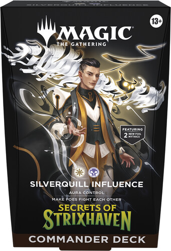 Wizards of the Coast MTG Secrets of strixhaven - commander deck Silverquill Influence MTG