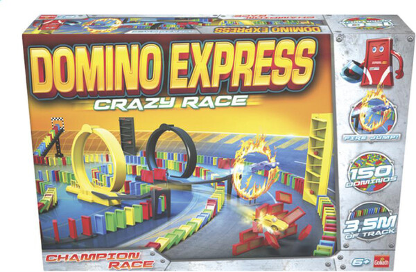 Goliath Domino Rally Express course folle (Crazy Race) 150pc 8711808810082