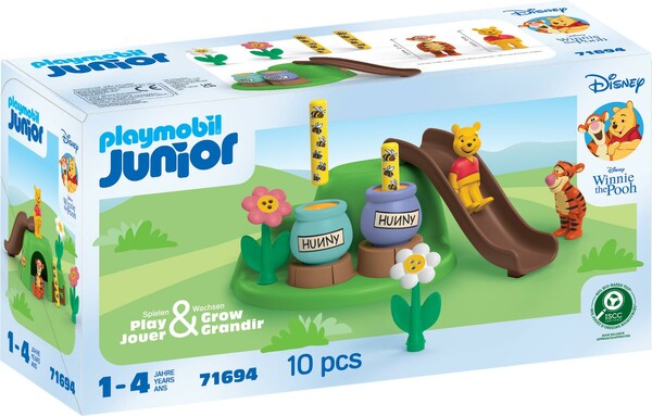 Playmobil Playmobil 71694 JUNIOR disney - Winnie l'ourson et Tigrou avec jardin d'abeilles 4008789716941