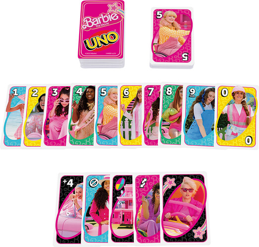 Mattel Jeu Uno Barbie Le film (fr/en) 194735170845