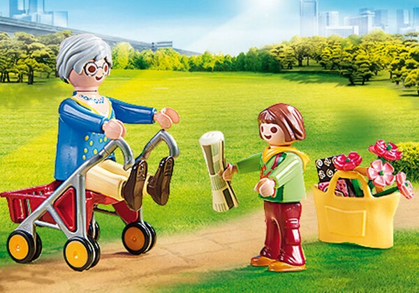 Playmobil Playmobil 70194 Petite fille et grand-mère 4008789701947