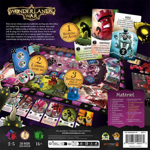 Lucky Duck Games Wonderland's War (fr) 691835190532