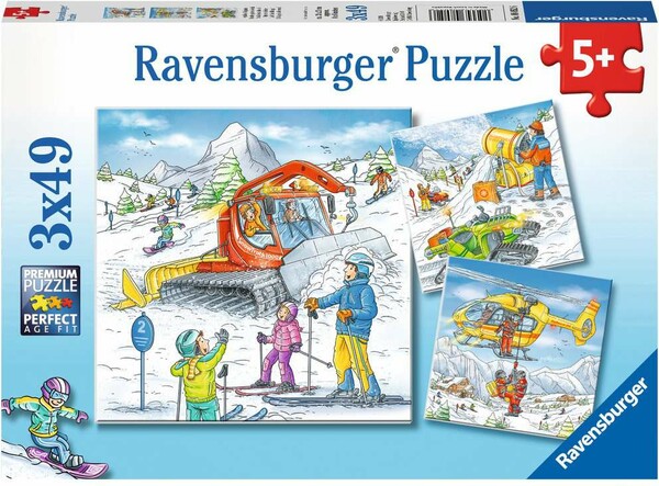 Ravensburger Casse-tête 49x3 Sur les pistes de ski 4005556080526