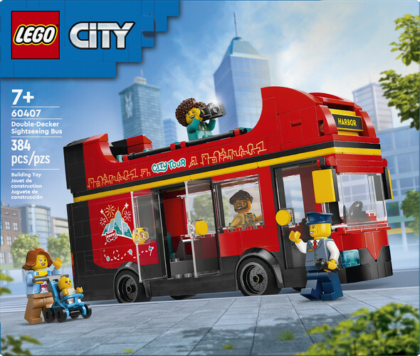LEGO LEGO 60407 Le bus touristique rouge à impériale 673419388429