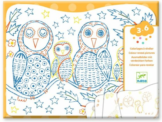 Djeco Coloriage famille des sous-bois 3070900000643