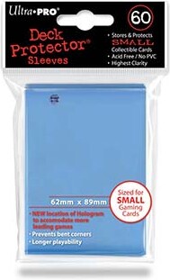 Ultra PRO Protecteurs de cartes Petit bleu pâle 62x89mm 60ct 074427829728