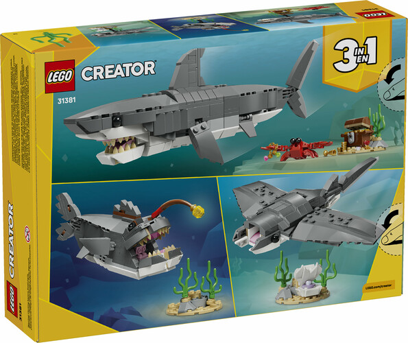 LEGO LEGO 31381 Fierce Shark with a Treasure Chest 673419421485