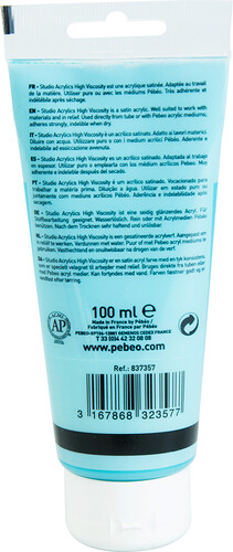 pébéo Acrylique Studio 100ml bleu vert iridescent 357 3167868323577