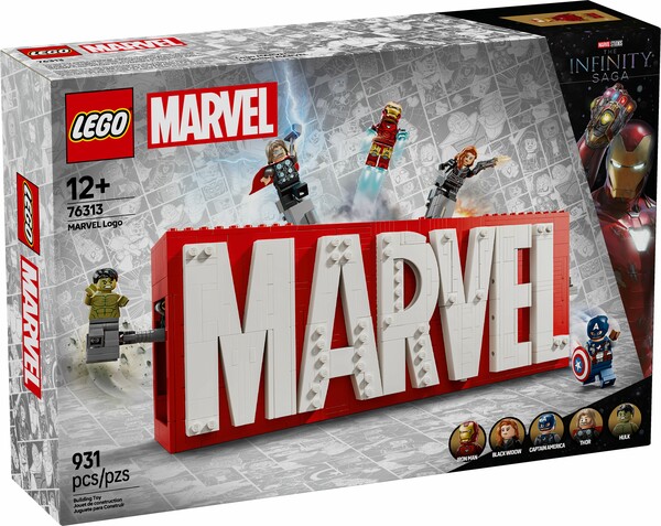 LEGO LEGO 76313 MARVEL Logo & Minifigures 673419406338