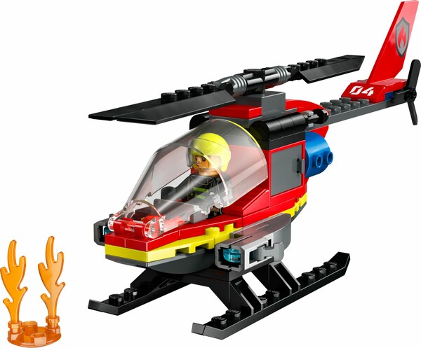 LEGO LEGO 60411 L’hélicoptère de secours des pompiers 673419388863