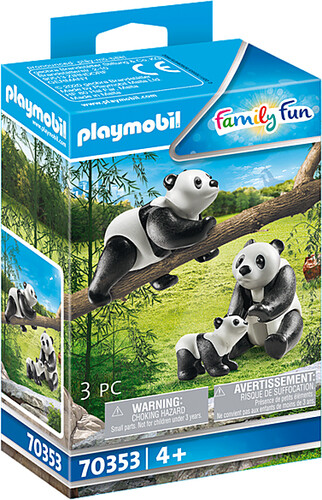 Playmobil Playmobil 70353 Couple de pandas avec bebe (mai 2021) 4008789703538