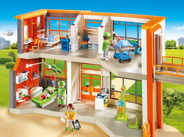 Playmobil Playmobil 6657 Hôpital pour enfants meublé (avril 2016) 4008789066572