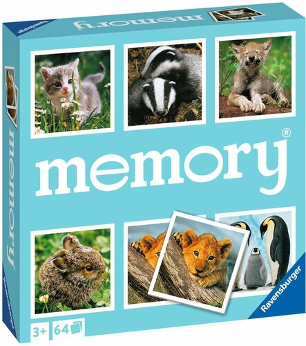 Ravensburger jeu de mémoire Memory (fr/en) Bébé animaux 4005556208791