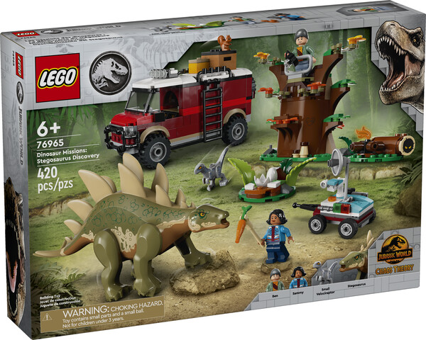LEGO LEGO 76965 Les missions des dinosaures : La découverte du stégosaure 673419388405