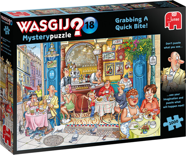 Jumbo Casse-tête 1000 Wasgij Mystery #18 Une bouchée pour chacun 8710126191798