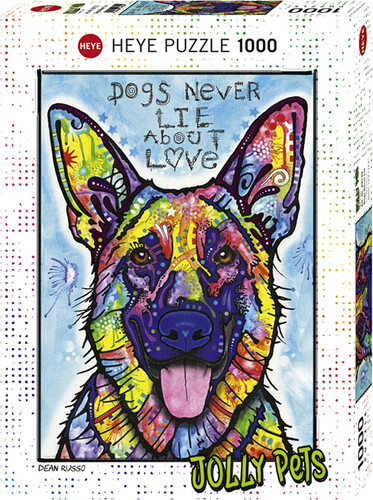 Heye Casse-tête 1000 Dean Russo - Les chiens ne mentent jamais (Dogs Never Lie) 4001689297329