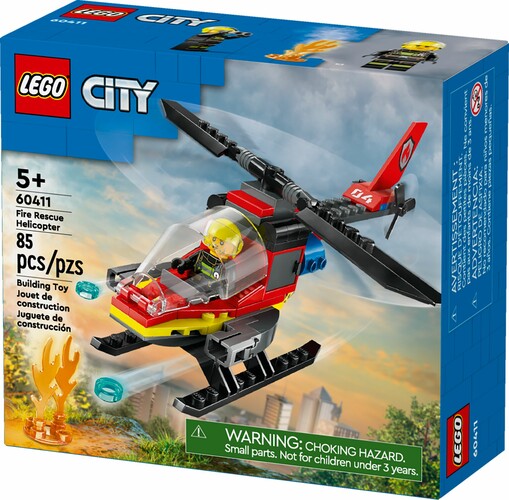 LEGO LEGO 60411 L’hélicoptère de secours des pompiers 673419388863